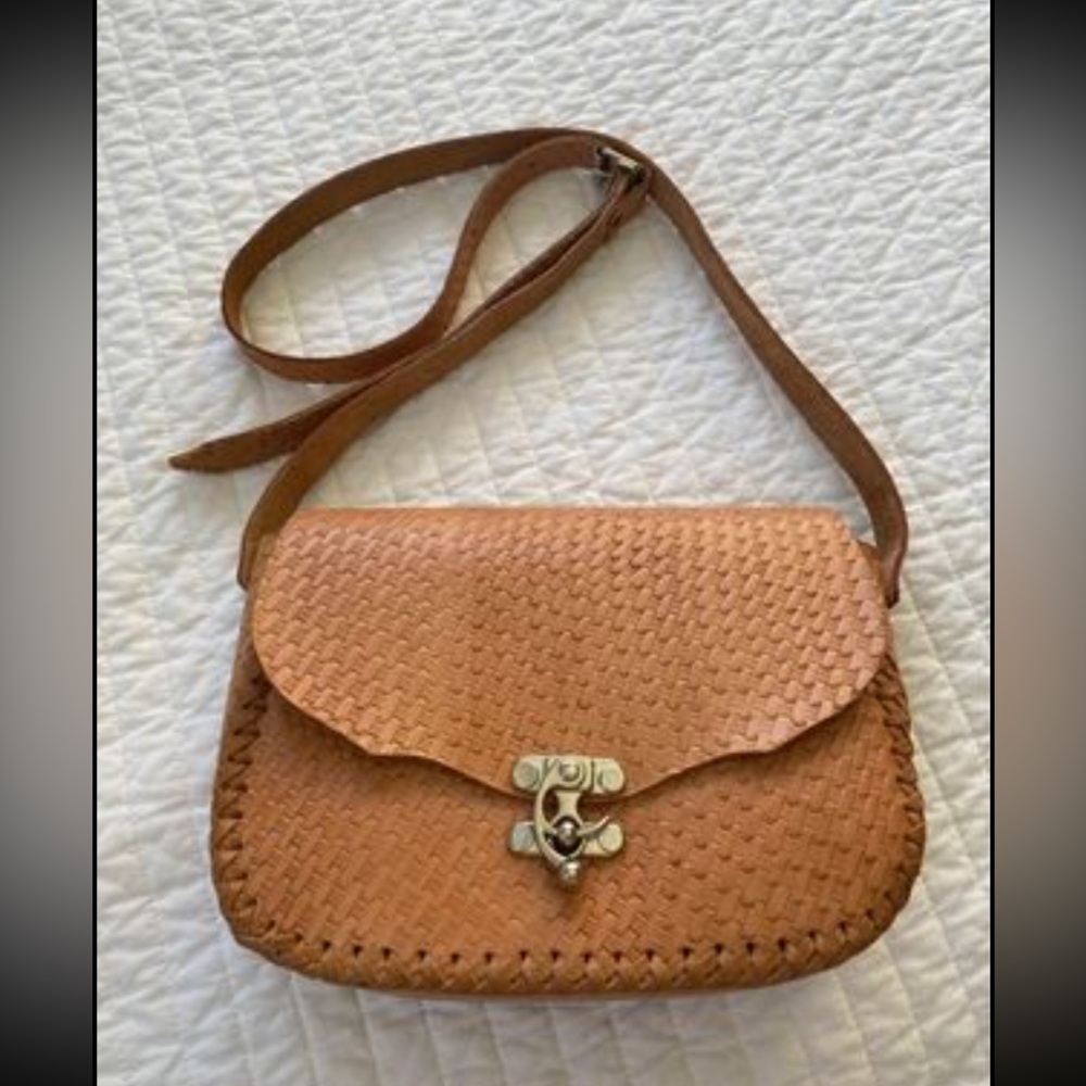 All Leather Crossbody Bag